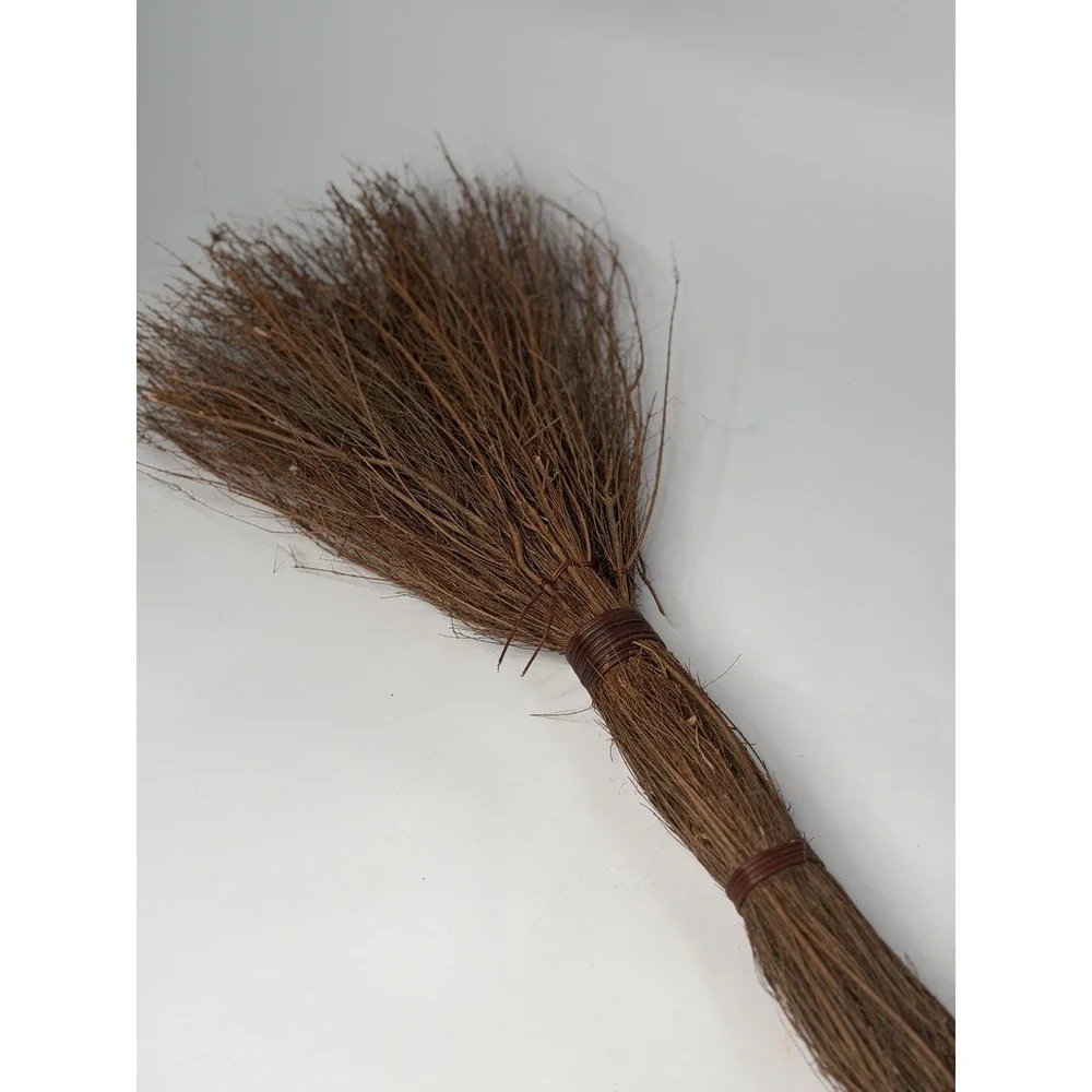 36 In. Scented Cinnamon Broom Natural Twigs Rope Tied Fireplace Rustic
